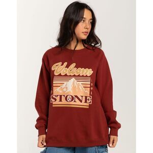 Volcom Burgundy Graphic Sweatshirt